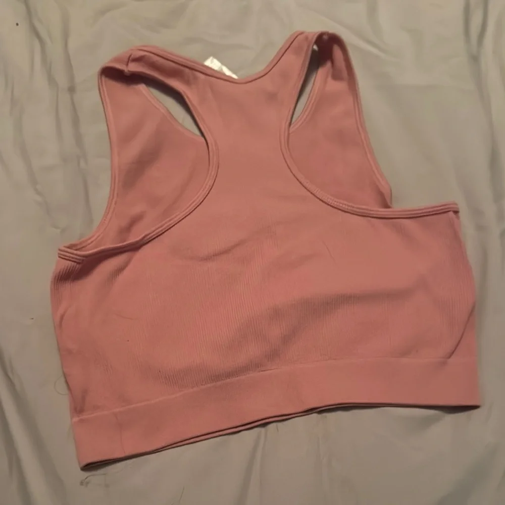 Pink Ribbed Tank Top - Picture 2 of 2